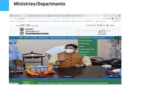 Ministries/Departments
 