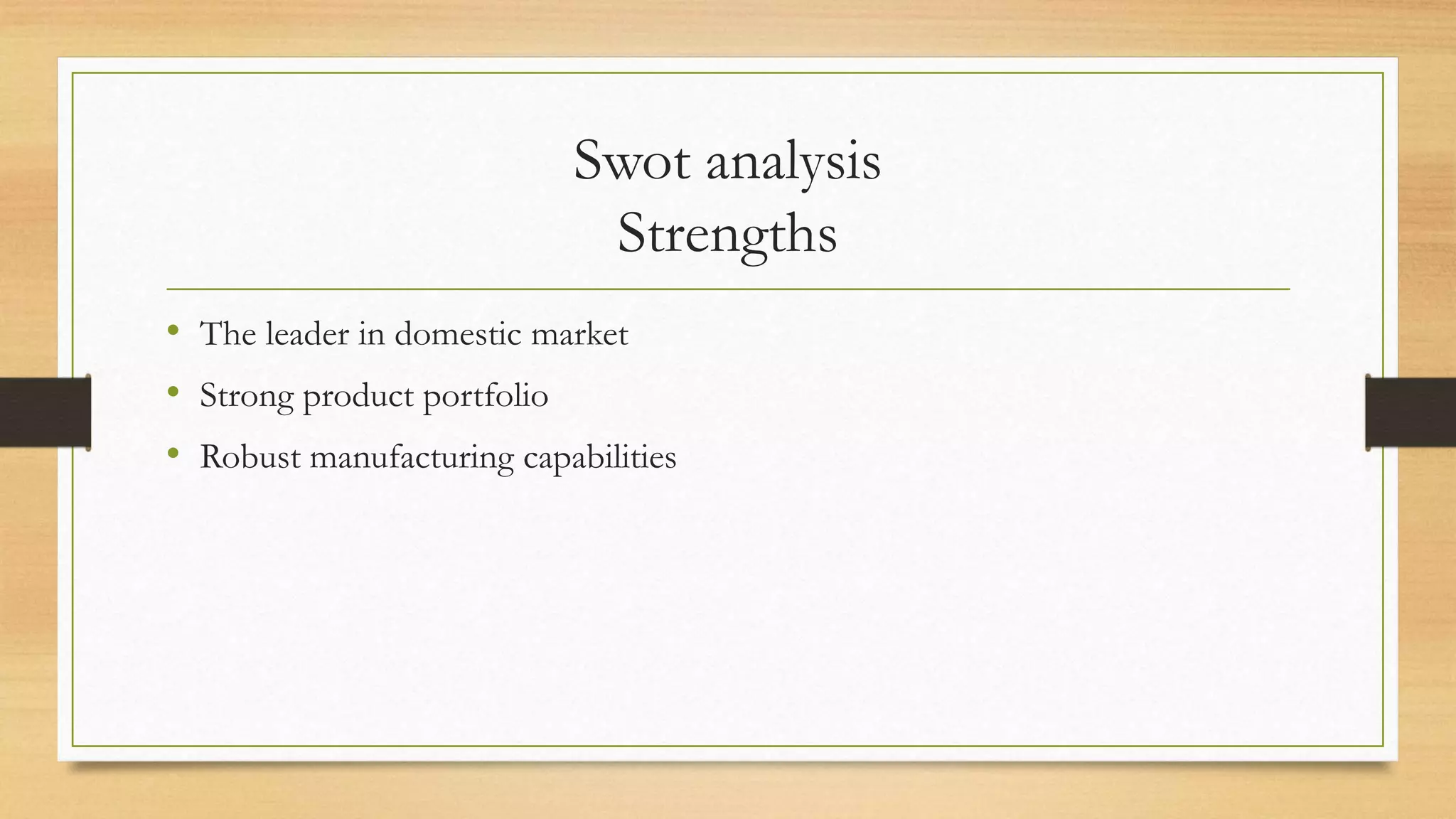 Industry analysis of ashok leyland | PPT 