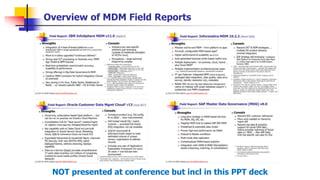 Industry Analyst Perspective - what does the next generation of MDM look like? NYC 2021 - Zornes keynote 