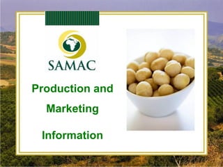 Production and
  Marketing

 Information
 