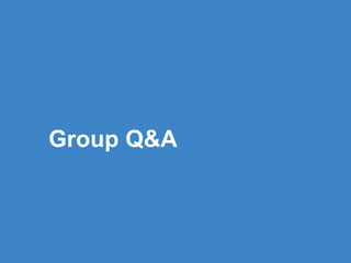 GDS
Group Q&A
 