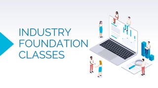 INDUSTRY
FOUNDATION
CLASSES
 