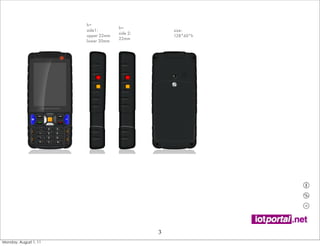 h=
                                    h=
                       side1:                     size:
                                    side 2:
                       upper 22mm                 128*60*h
                                    22mm
                       lower 20mm




                                              3
Monday, August 1, 11
 