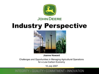 Deere & Co mower production to move from Iowa to Mexico plant