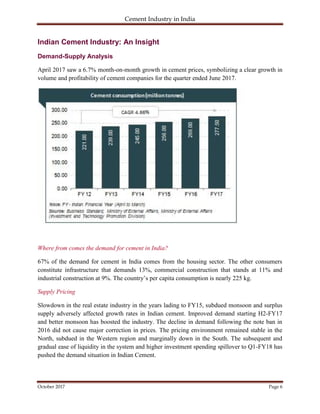 Cement Industry in India | PDF