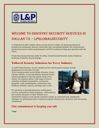 Industry Security Services in Dallas TX – lpglobalsecurity.pdf