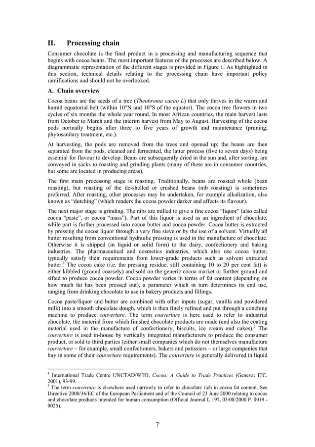 Industry structures and competition of cocoa industry