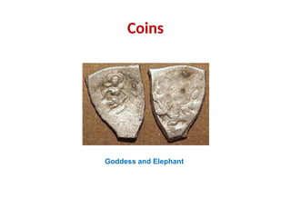 Coins
Goddess and Elephant
 