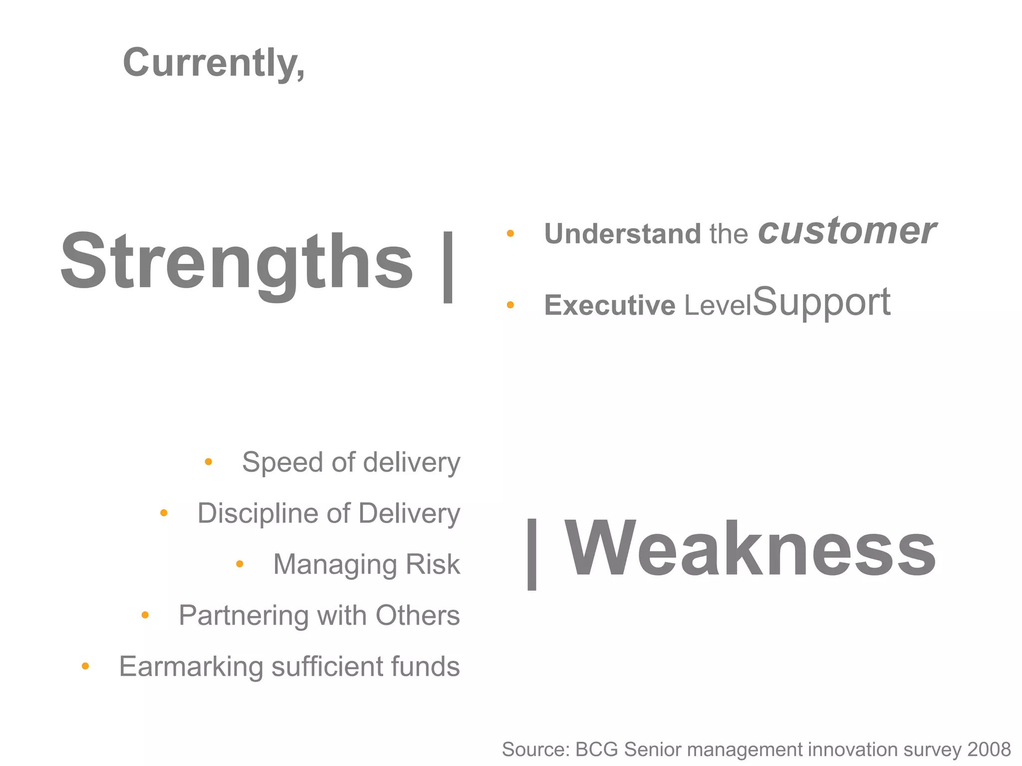 Innovation In The Downturn