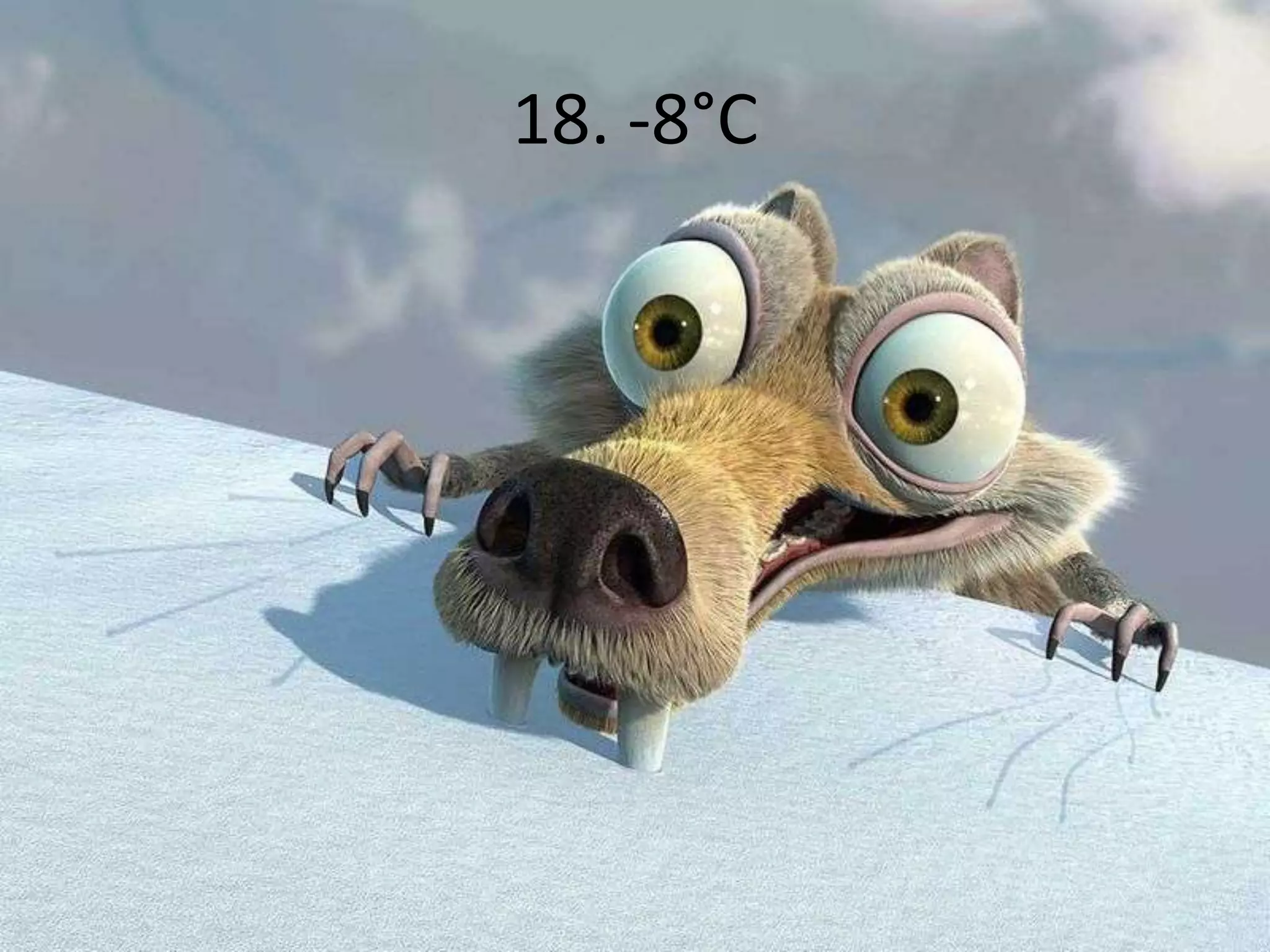 18. -8°C