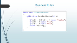 Business Rules
 