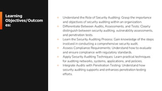 Comprehensive Guide to Security Auditing Fundamentals and Practices | PDF