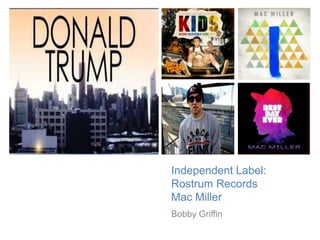 +




    Independent Label:
    Rostrum Records
    Mac Miller
    Bobby Griffin
 