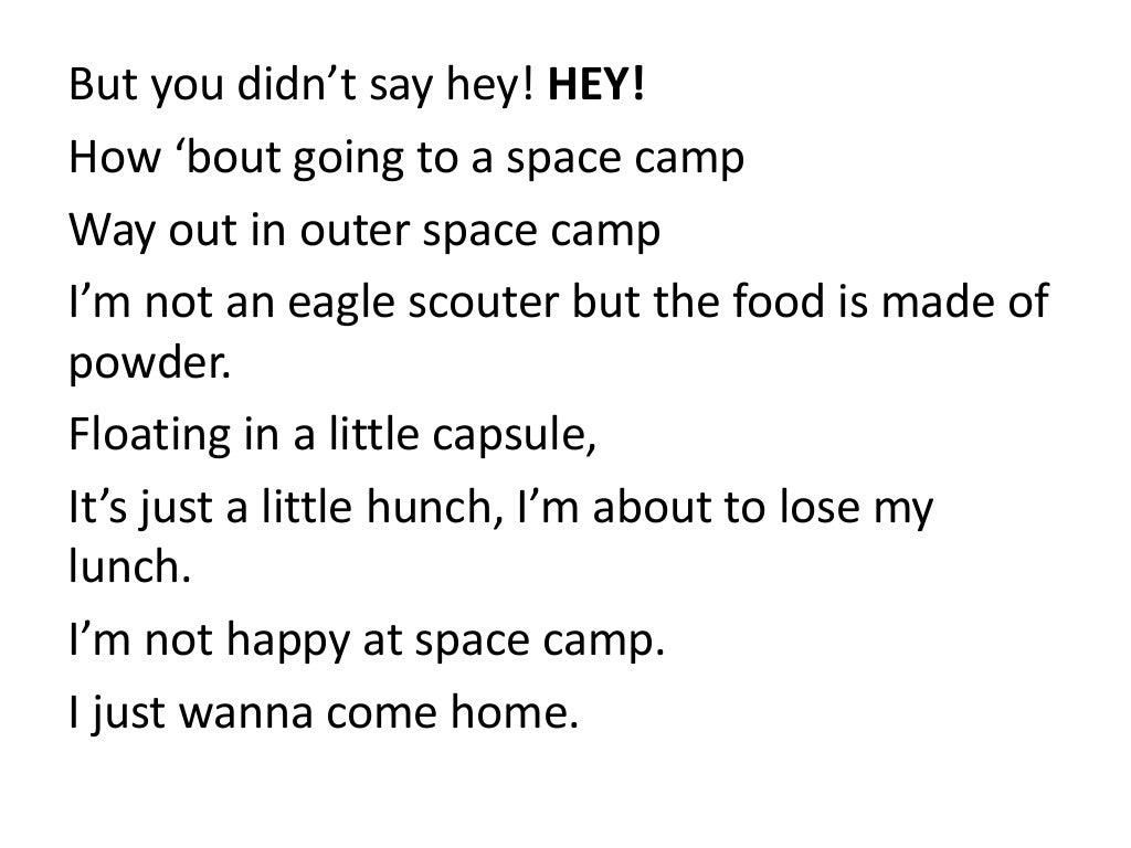 I Need a Vacation Lyrics