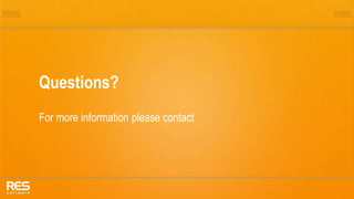 11
Questions?
For more information please contact
 
