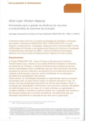 Inegi MSM Multi-layer stream mapping Revista Tecnometal