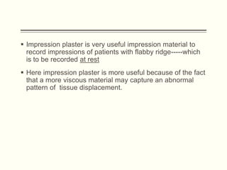 Inelastic impression material | PPTX