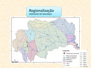 Regionalização
UNIDADES DE BALANÇO
 
