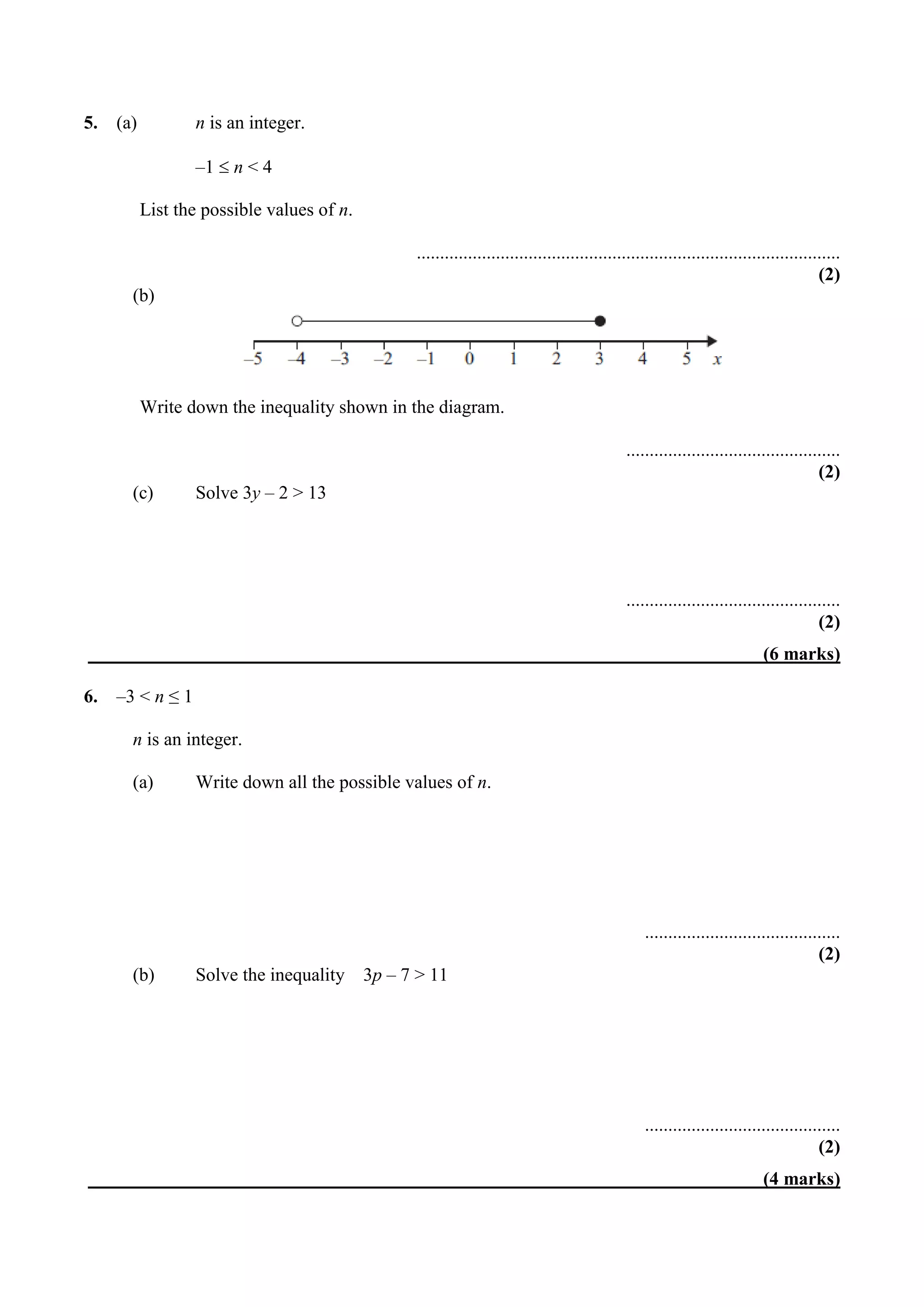 Inequalities | PDF