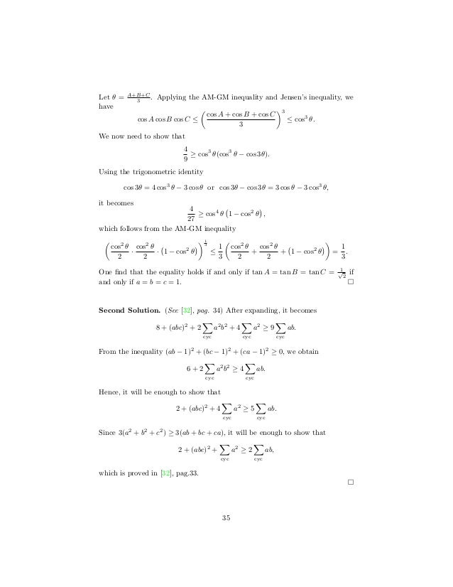 Inequalities From The Word 1995 05 Inequalities From The Word 1995 05
