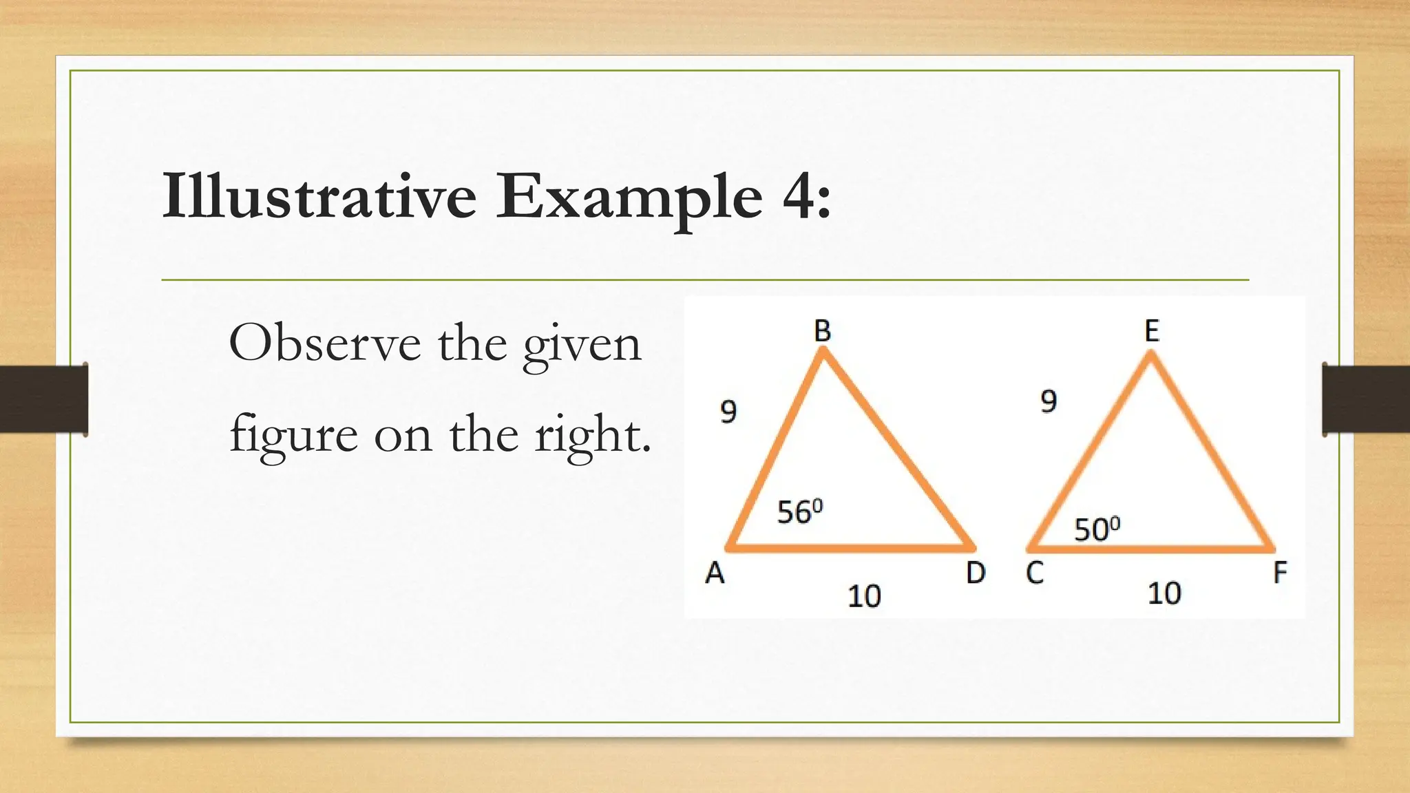 Illustrative Example 4:
Observe the given
figure on the right.
 