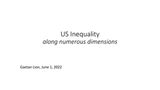 Inequality in the United States | PPTX