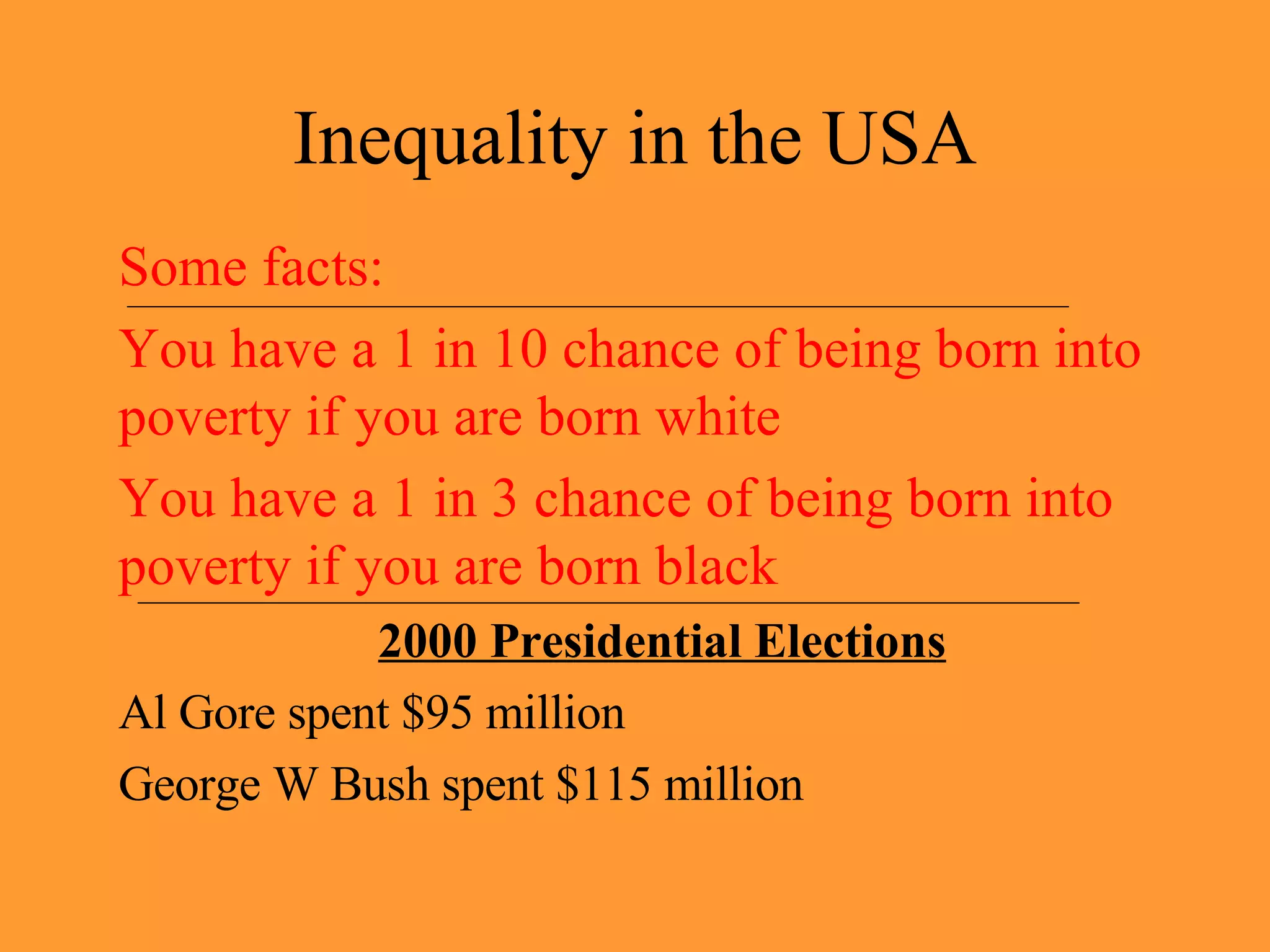 Inequality In The Usa | PPT