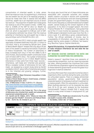 Tackling extreme inequality in India | PDF