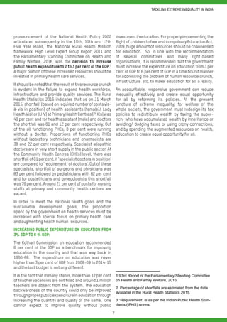 Tackling extreme inequality in India | PDF