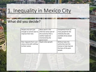 Inequality in mexico | PPTX