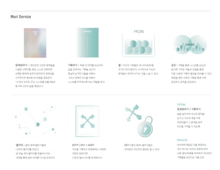 Mori Service
기록하기 | ‘죽음’의 의미를 되뇌이며
삶을 반추하는 기록을 남긴다.
훗날의 남겨진 이들을 위해서,
그리고 현재의 자신을 위해서,
스스로를 마주하도록 하는 역할을 한다.
별 | 자신의 기록들은 하나의 MORI별
조각이 되어 쌓인다. 시각적으로 자신의
흔적들이 새겨져 나가는 것을 느낄 수 있다.
공유 | 기록을 통해 스스로를 남김과
동시에 가까운 이들과 연결을 통해
다른 사람의 기록의 쌓임을 바라볼 수 있다.
죽음을 향한 서로의 기록을 통해 서로
공감하고 흔적을 공유한다.
SHARE
정체화하기 / 기록하기
삶을 살아가며 자신의 흔적을
남기고, 자신의 죽음 이후
주변인들이 그 흔적을 보며
자신을 기억할 수 있도록.
TOTEM
별자리 | 쌓인 MORI별조각들로
나만의 별자리를 만든다.
밤 하늘 위의 별자리를 만들어나가는
과정을 통해 삶의 의미를 다시금 되새긴다.
KEYP | KEY + KEEP
자신을 기록하고 정체화하는 과정에
꾸준히 임한다면
나만의 열쇠, KEY를 부여받는다.
KEY | 쌓인 MORI 별조각들은
부여받은 자신만의 열쇠로 열 수 있다.
정체화하기 | 개인만의 고유한 항목들을
나열한 선택지를 제공. 스스로 선택하면
선택된 항목에 맞추어 본인만의 정체성을
시각적으로 형상화 한 토템을 제공한다.
‘나’만의 것으로 인식, 스스로를 되돌아봄과
동시에 고유의 삶을 깨닫는다.
WHO
AM
I
MEMORY MORI
모두에게 똑같은 것을 제공하는
것이 아니라, 자신의 성향에 따라
다른 열쇠/토템을 부여하여 자신만의
기록물을 남긴다는 것을 강조.
PRIVATE
 