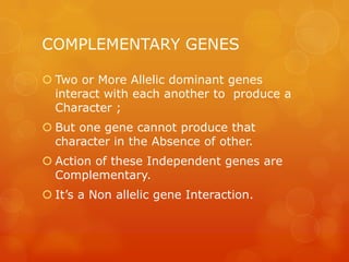 SUPPLEMENTARY AND COMPLEMENTARY INHERITANCES | PPTX