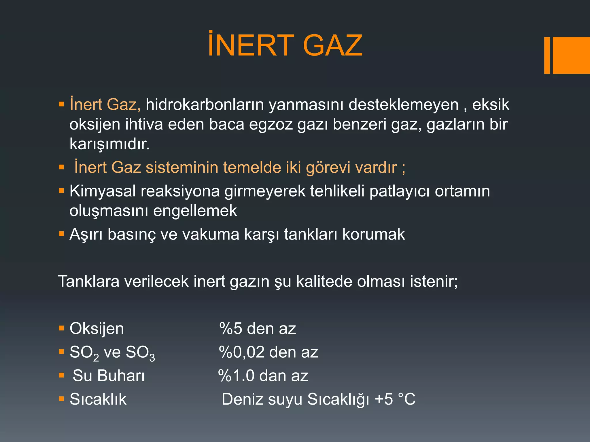 Inert Gas system | PPTX