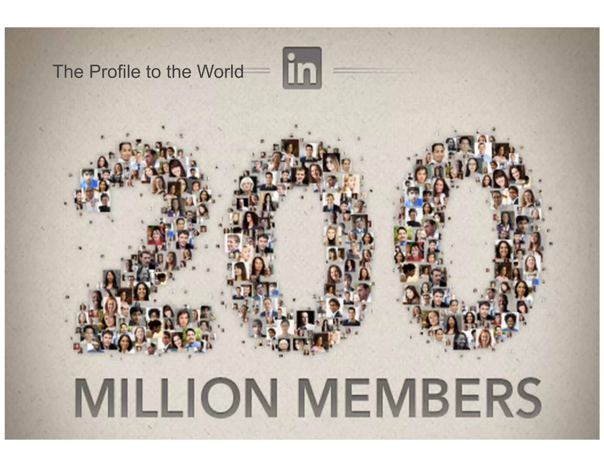 The Profile to the World
 