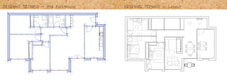 DESENHO TÉCNICO - Pré Existência DESENHO TÉCNICO - Layout
 
