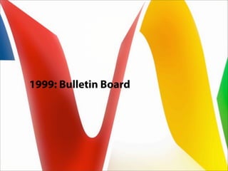 1999: Bulletin Board
 