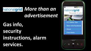 More than an advertisementGas info,security instructions, alarm services.