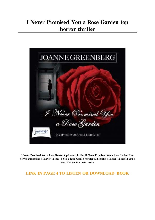 I Never Promised You A Rose Garden Top Horror Thriller