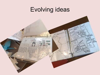 Evolving ideas

 