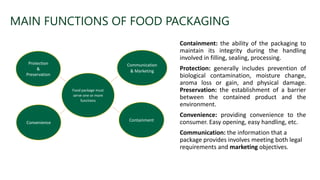 Packaging design & innovation in foods and beverages | PDF