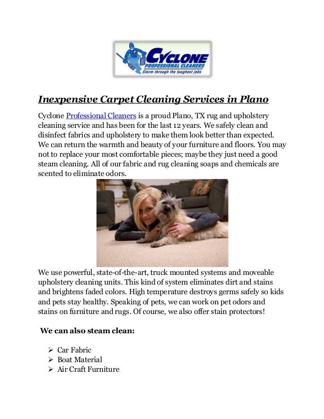 Inexpensive carpet cleaning services in plano