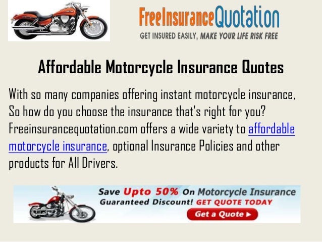 Inexpensive Motorcycle Insurance Plans