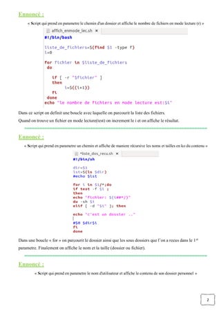 Rapport Administration Des Systemes Linux Shells Bash