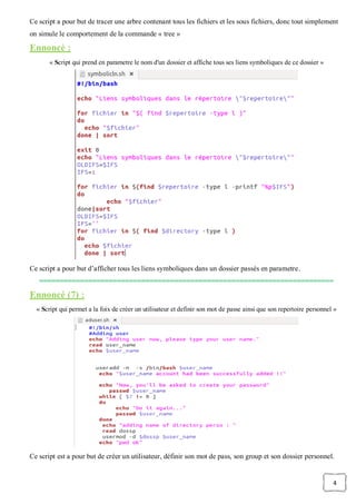 Rapport Administration Des Systemes Linux Shells Bash