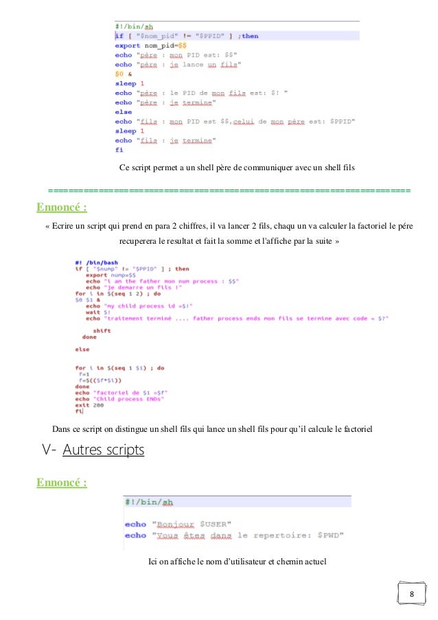 Rapport Administration Des Systemes Linux Shells Bash