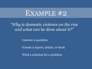 Create a report, article, or book