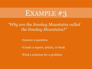 Create a report, article, or book