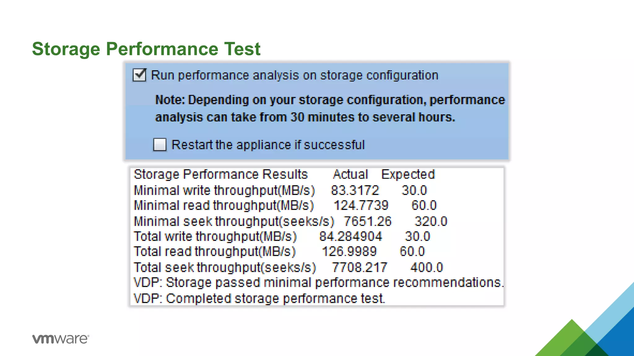 Storage Performance Test
 