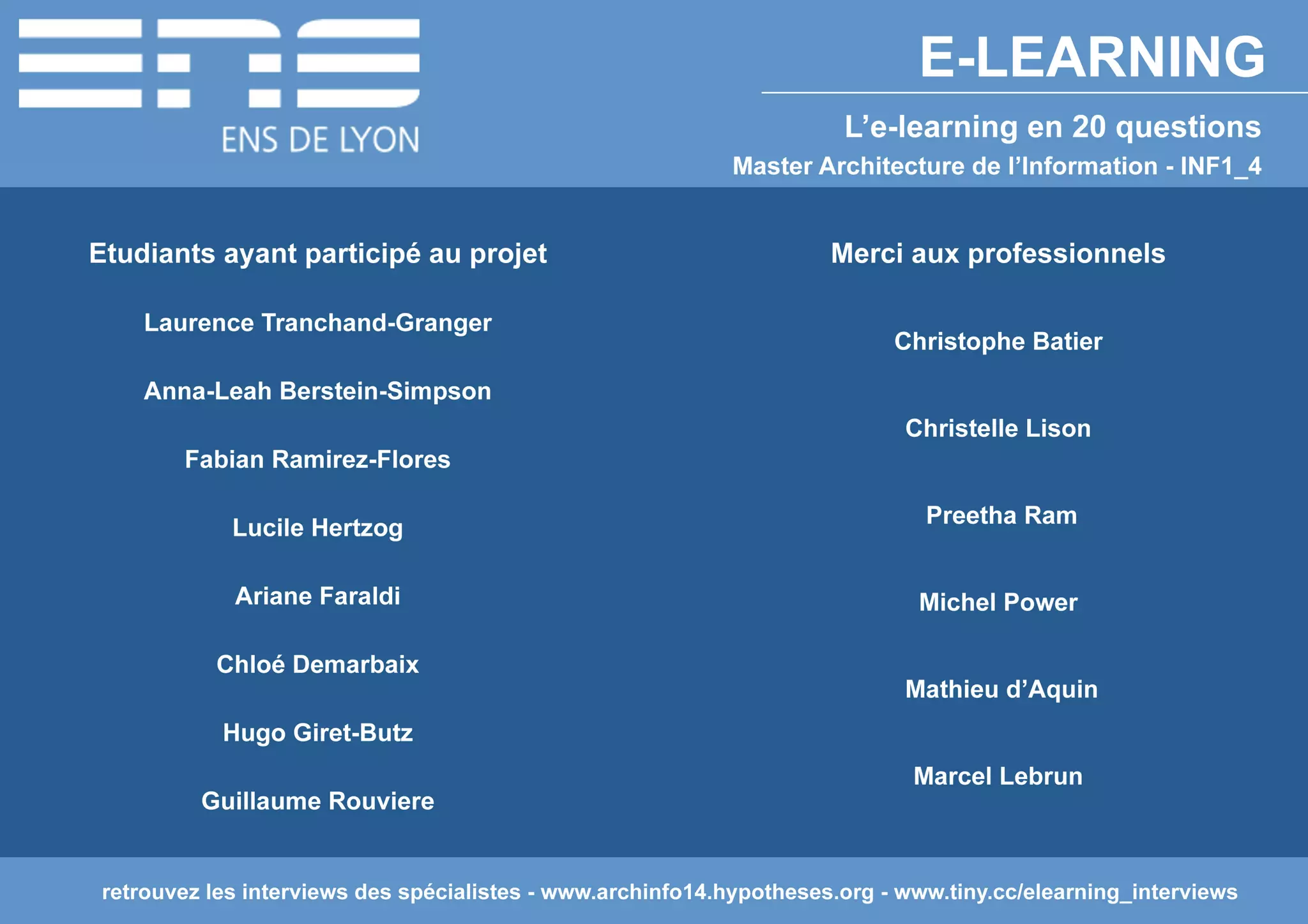 L'e-learning en 22 questions