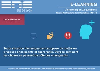 L'e-learning en 22 questions